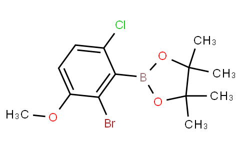 HC11037 | 2121513-36-6 | 2-Bromo-6-chloro-3-methoxyphenylboronic acid pinacol ester
