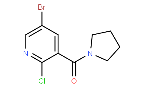 HC11151 | 1249608-32-9 | 5-Bromo-2-chloro-3-(pyrrolidine-1-carbonyl)pyridine