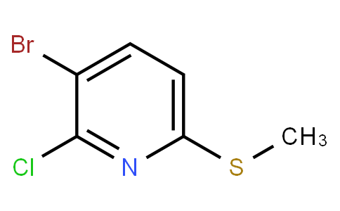 HC11198 | 1809158-14-2 | 3-Bromo-2-chloro-6-(methylthio)pyridine