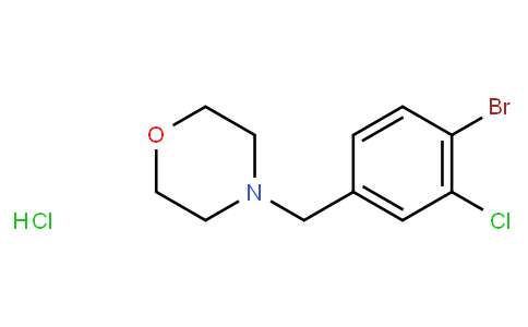 HC11381 | 952290-08-3 | 4-[(4-Bromo-3-chlorophenyl)methyl]-morpholine hydrochloride