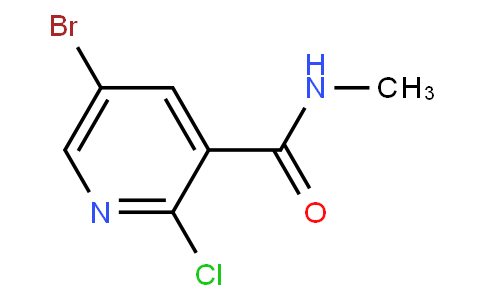 HC11564 | 1189749-84-5 | 5-Bromo-2-chloro-N-methylpyridine-3-carboxamide