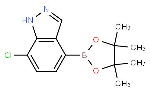 HC11669 | 1186334-62-2 | 7-Chloro-1H-indazole-4-boronic acid pinacol ester