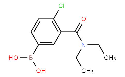 HC11704 | 871332-68-2 | 4-Chloro-3-(N,N-diethylcarbamoyl)phenylboronic acid