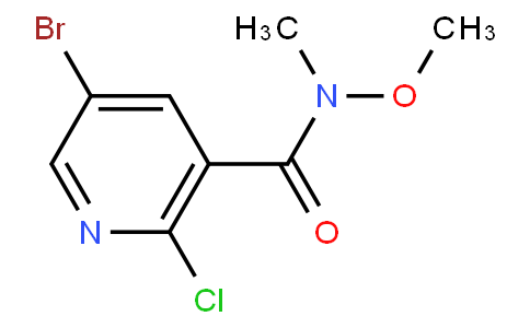 HC11751 | 885223-63-2 | 5-Bromo-2-chloro-N-methoxy-N-methylnicotinamide