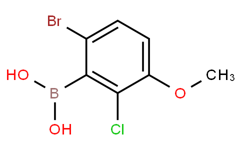 HC11888 | 957062-55-4 | 6-Bromo-2-chloro-3-methoxyphenylboronic acid