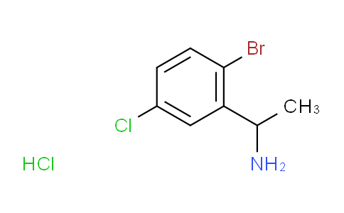 HC12840 | 2205383-86-2 | 1-(2-Bromo-5-chlorophenyl)-ethylamine hydrochloride