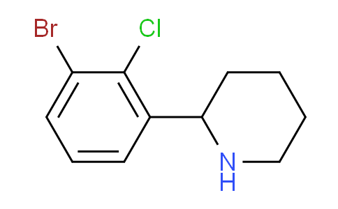 HC12845 | 1391302-06-9 | 2-(3-Bromo-2-chlorophenyl)piperidine