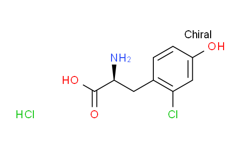 HC12848 | 2489613-06-9 | (S)-2-Amino-3-(2-chloro-4-hydroxyphenyl)propanoic acid hydrochloride