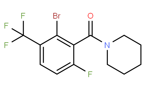 HF10640 | 1-[2-Bromo-6-fluoro-3-(trifluoromethyl)benzoyl]piperidine