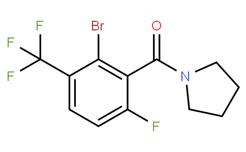HF10641 | 1-[2-Bromo-6-fluoro-3-(trifluoromethyl)benzoyl]pyrrolidine