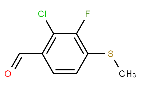 HF10669 | 2-Chloro-3-fluoro-4-(methylthio)benzaldehyde