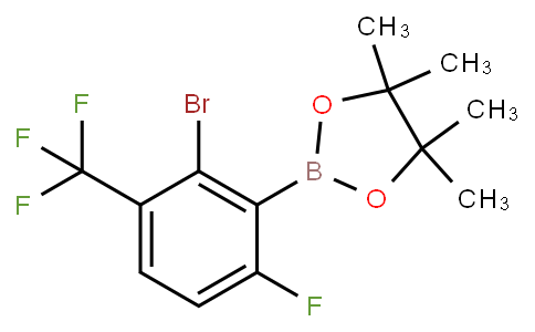 HF10675 | 2-Bromo-6-fluoro-3-trifluoromethylphenylboronic acid pinacol ester