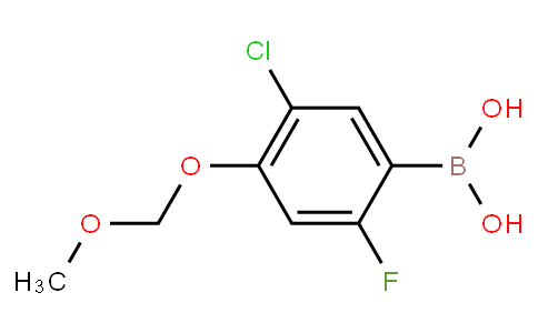 HF10724 | 3-Chloro-6-fluoro-4-(methoxymethoxy)phenylboronic acid