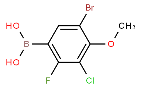 HF10871 | 5-Bromo-3-chloro-2-fluoro-4-methoxyphenylboronic acid