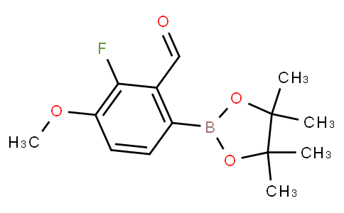 HF10878 | 3-Fluoro-2-formyl-4-methoxyphenylboronic acid pinacol ester