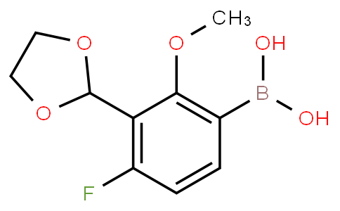 HF10940 | 3-(1,-Dioxolan-2-yl)-4-fluoro-2-methoxyphenylboronic acid