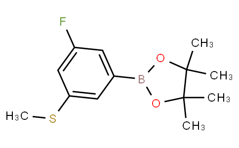 HF10943 | 3-Fluoro-5-(methylthio)phenylboronic acid pinacol ester