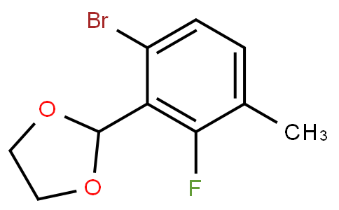 HF10994 | 2221812-38-8 | 2-(6-Bromo-2-fluoro-3-methylphenyl)-1,3-dioxolane