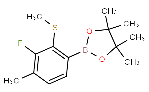 HF11291 | 3-Fluoro-4-methyl-2-(methylthio)phenylboronic acid pinacol ester