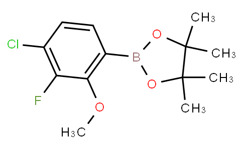HF11641 | 1628524-83-3 | 4-Chloro-3-fluoro-2-methoxyphenylboronic acid pinacol ester