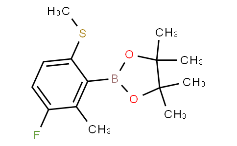 HF11732 | 2121512-53-4 | 3-Fluoro-2-methyl-6-(methylthio)phenylboronic acid pinacol ester