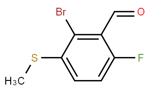 HF11738 | 1879026-24-0 | 2-Bromo-6-fluoro-3-(methylthio)benzaldehyde