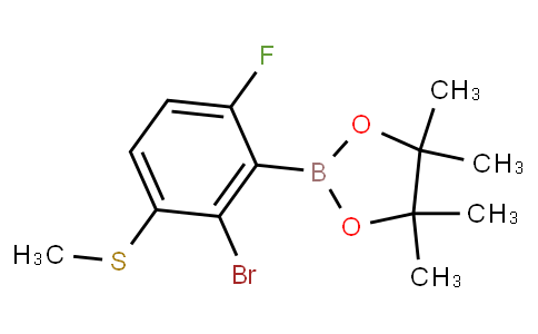 HF11741 | 2121512-00-1 | 2-Bromo-6-fluoro-3-(methylthio)phenylboronic acid pinacol ester