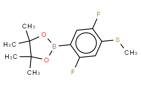 HF11957 | 1383968-47-5 | 2,5-Difluoro-4-(methylsulfanyl)phenylboronic acid, pinacol ester