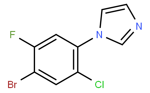 HF12040 | 1809158-00-6 | 1-(4-Bromo-2-chloro-5-fluorophenyl)-1H-imidazole