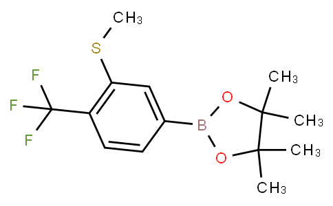HF12159 | 2121514-10-9 | 3-(Methylthio)-4-(trifluoromethyl)phenylboronic acid pinacol ester