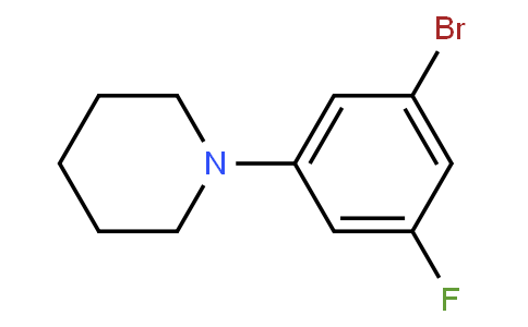 HF12195 | 1187385-76-7 | 1-Bromo-3-fluoro-5-piperidinobenzene