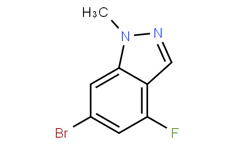 HF12226 | 1358574-94-3 | 6-Bromo-4-Fluoro-1-methyl-1H-indazole