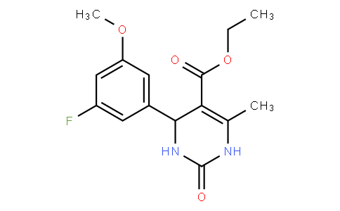 HF12262 | 1809157-85-4 | Ethyl 4-(5-fluoro-3-methoxyphenyl)-6-methyl-2-oxo-1,2,3,4-tetrahydropyrimidine-5-carboxylate