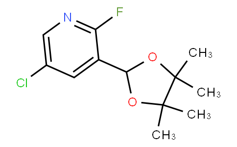 HF12464 | 1383446-21-6 | 5-chloro-2-fluoro-3-(4,4,5,5-tetramethyl-1,3-dioxolan-2-yl)pyridine