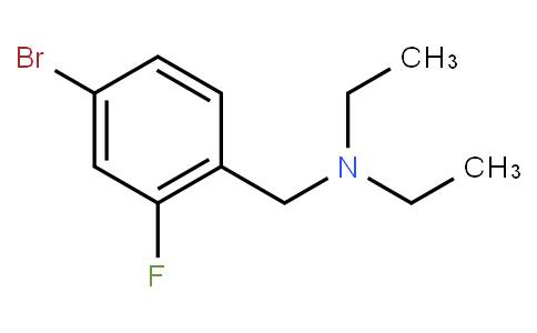 HF12484 | 1249128-16-2 | [(4-Bromo-2-fluorophenyl)methyl]diethylamine