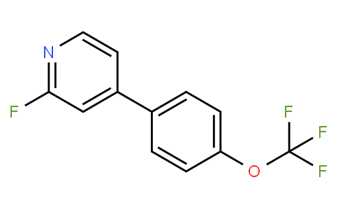 HF12489 | 1261656-26-1 | 2-Fluoro-4-(4-(trifluoromethoxy)phenyl)pyridine