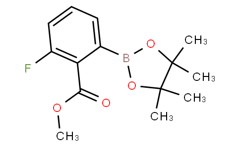 HF12605 | 1293284-61-3 | 2-Fluoro-6-(4,4,5,5-tetramethyl-[1,3,2]dioxaborolan-2-yl)-benzoic acid methyl ester