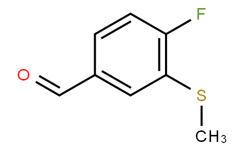HF12677 | 1289042-68-7 | 4-Fluoro-3-(methylthio)benzaldehyde