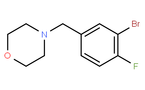 HF12755 | 281652-25-3 | 4-(3-Bromo-4-fluorobenzyl)morpholine