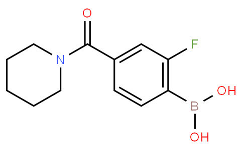 HF13334 | 874289-26-6 | 2-Fluoro-4-(piperidine-1-carbonyl)phenylboronic acid