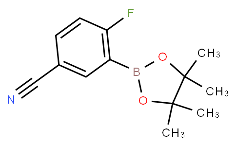 HF13505 | 863868-29-5 | 4-Fluoro-3-(4,4,5,5-tetramethyl-1,3,2-dioxaborolan-2-yl)benzonitrile