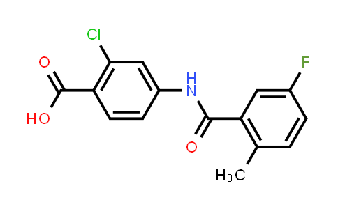 HF15988 | 168080-49-7 | 2-Chloro-4-(5-fluoro-2-methylbenzamido)benzoic acid