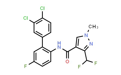 HF16539 | 581809-46-3 | N-(3',4'-Dichloro-5-fluoro-1,1'-biphenyl-2-yl)-3-(difluoromethyl)-1-methyl-1H-pyrazole-4-carboxamide