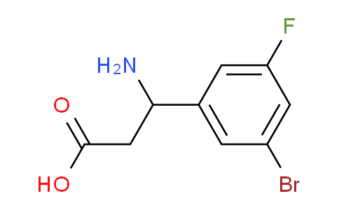 HF16680 | 1270470-53-5 | 3-Amino-3-(3-bromo-5-fluorophenyl)propanoic acid