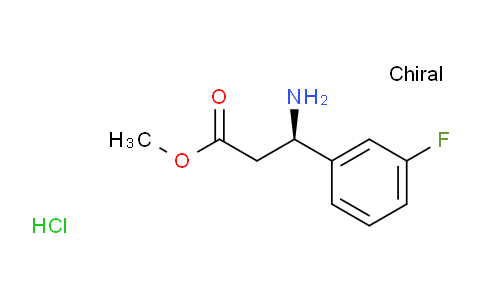 HF16689 | 1391405-22-3 | methyl (3R)-3-amino-3-(3-fluorophenyl)propanoate hydrochloride