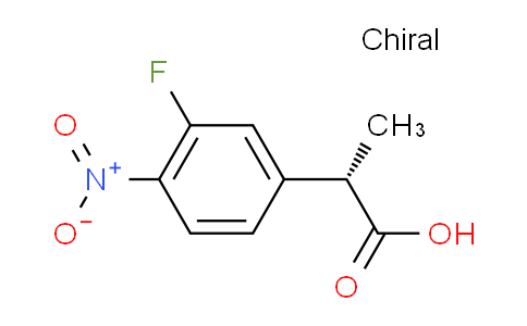 (S)-2-(3-Fluoro-4-nitrophenyl)propanoic acid