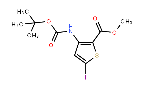 Methyl 3-{[(tert-butoxy)carbonyl]amino}-5-iodothiophene-2-carboxylate