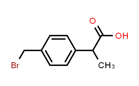 2-(4-(Bromomethyl)phenyl)propanoic acid