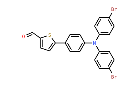 5-(4-(Bis(4-bromophenyl)amino)phenyl)thiophene-2-carbaldehyde