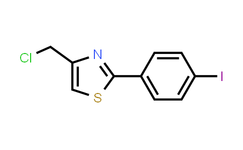 4-(chloromethyl)-2-(4-iodophenyl)-1,3-thiazole